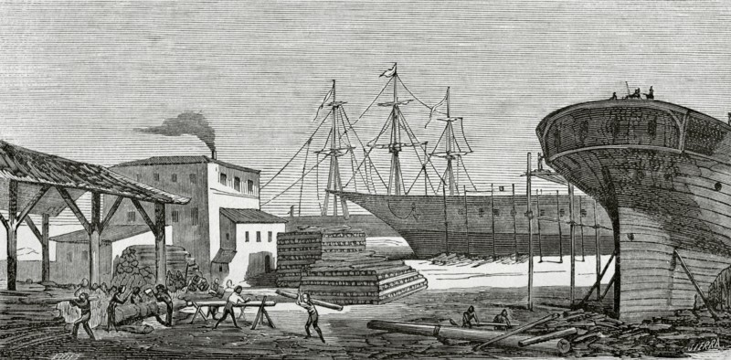 Spain, Andalusia, Huelva, Shipyard