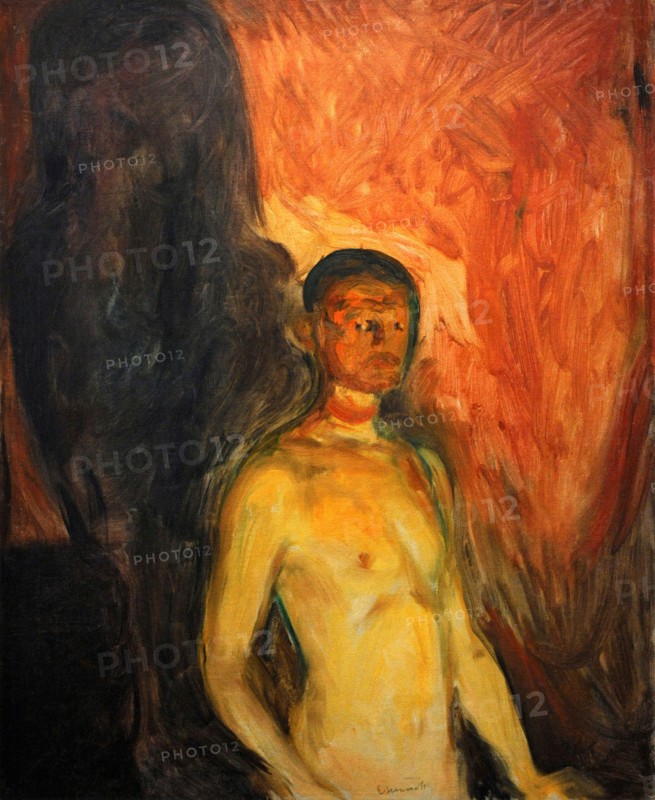 Edvard Munch, Self-Portrait in Hell, 1903