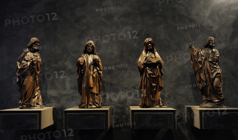 Christ with the apostles Matthew, Judas Thaddeus and James the Elder