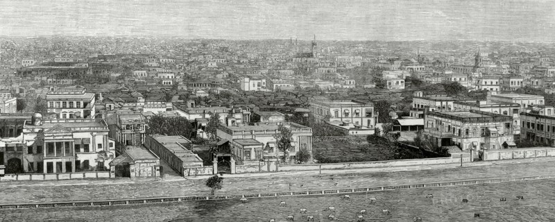 Panoramic view of the city