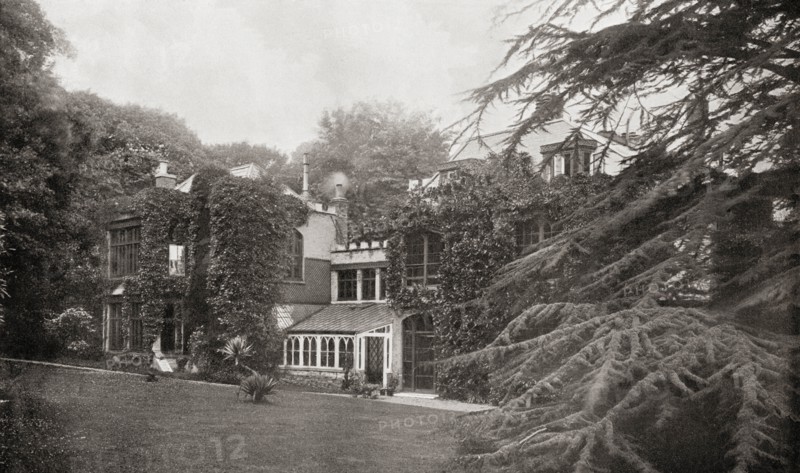 The home of Tennyson, Farringford House, Isle of White, England