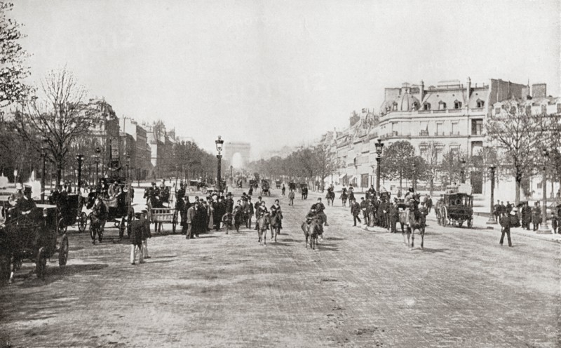 The Avenue des Champs-Elysées, Paris