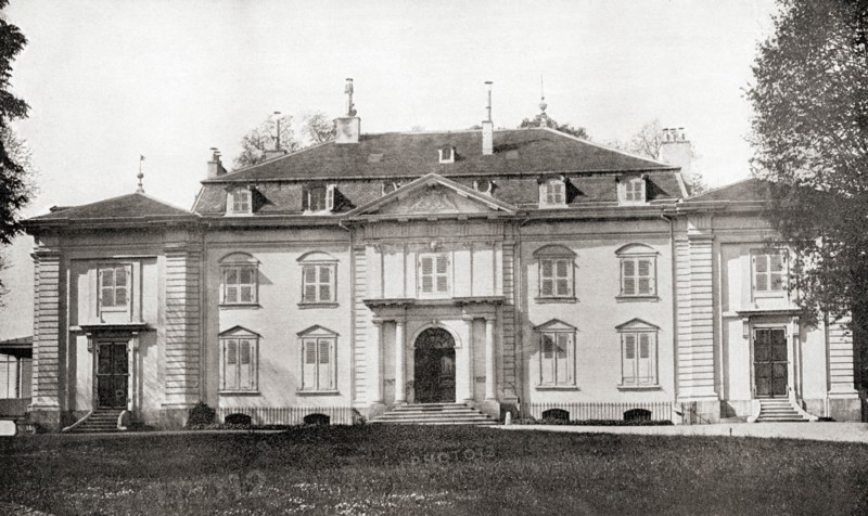 Voltaire's château at Ferney, France,,