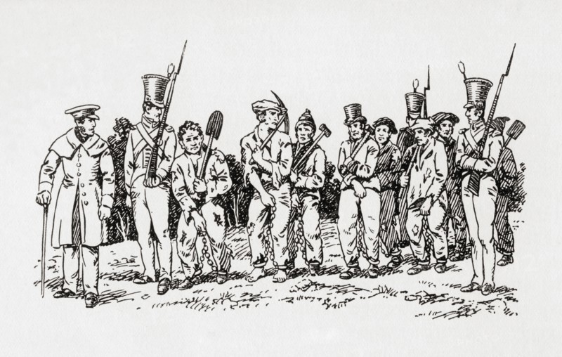 A Hobart chain-gang