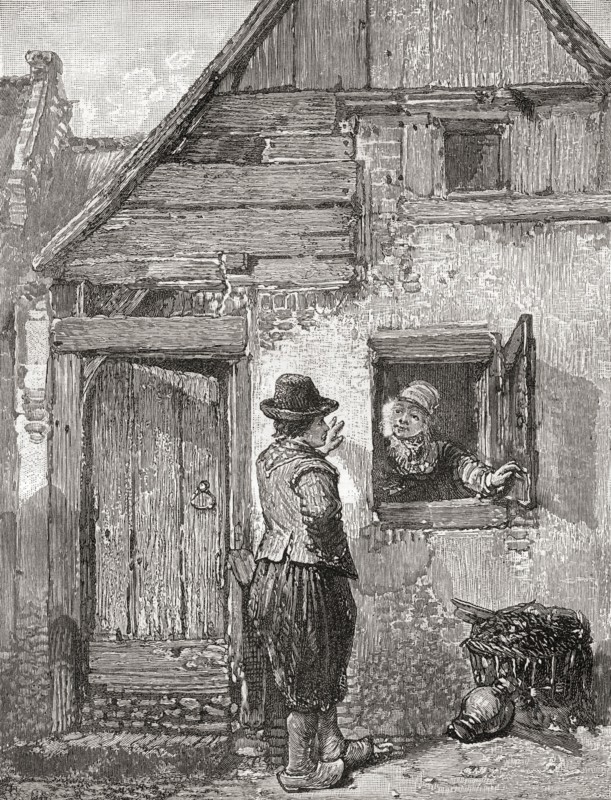 Dutch courtship on the Isle of Marken