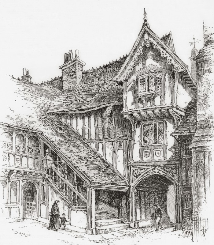 The Lord Leycester Hospital aka the Lord Leycester