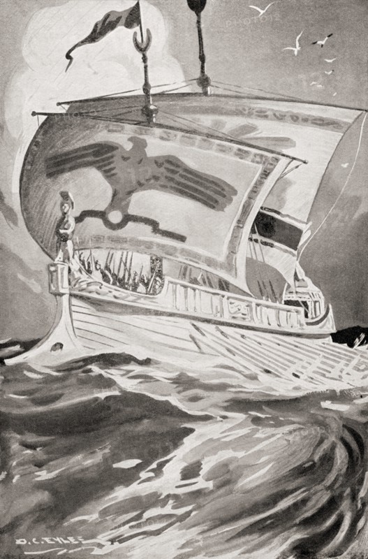 A Roman bireme