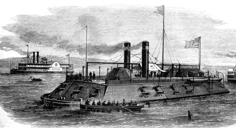 American battleship 1864
