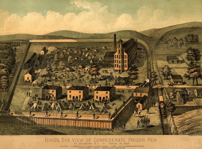 Confederate Prison Pen 1864