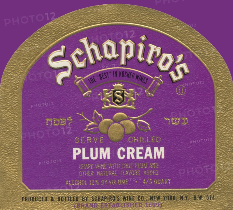 Schapiro's Plum Cream Wine