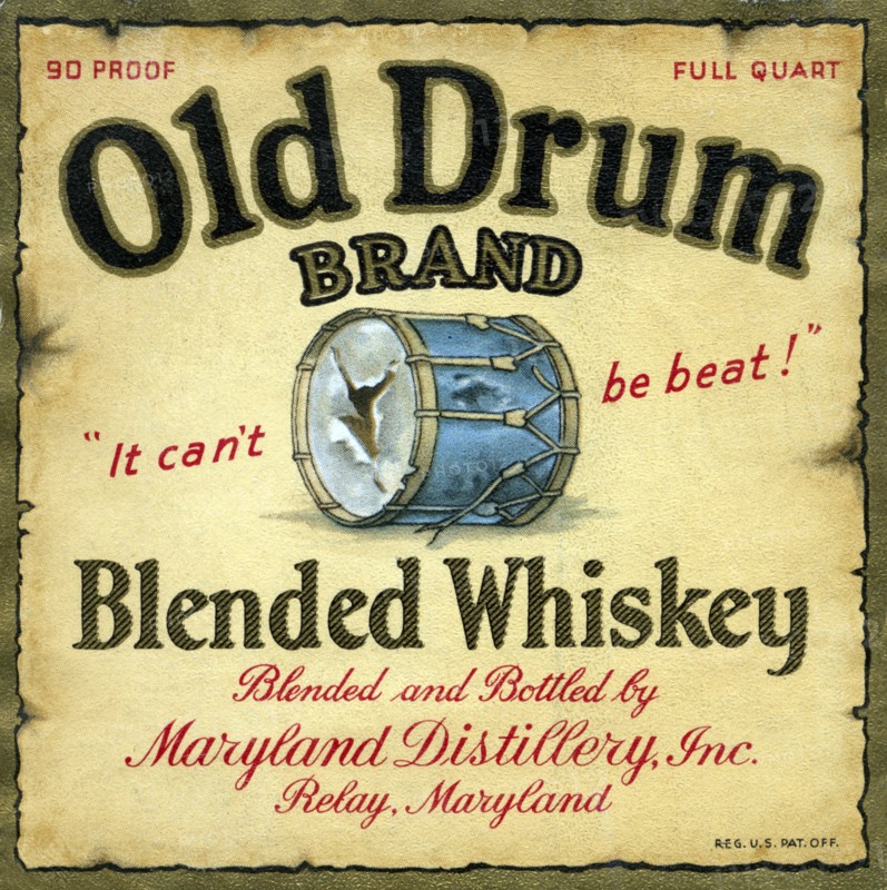 Old Drum Brand Blended Whiskey