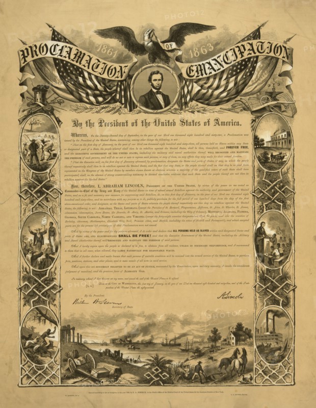 Proclamation of Emancipation by the President of the United States of America