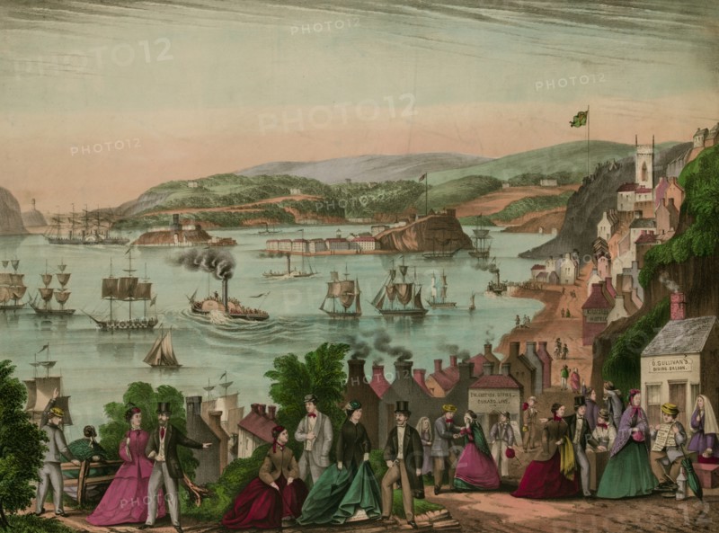 Cove and harbor, County Cork Ireland