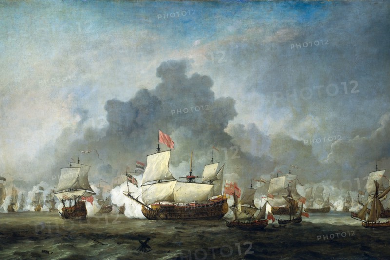 Battle of Solebay in the Anglo Dutch War - 1672