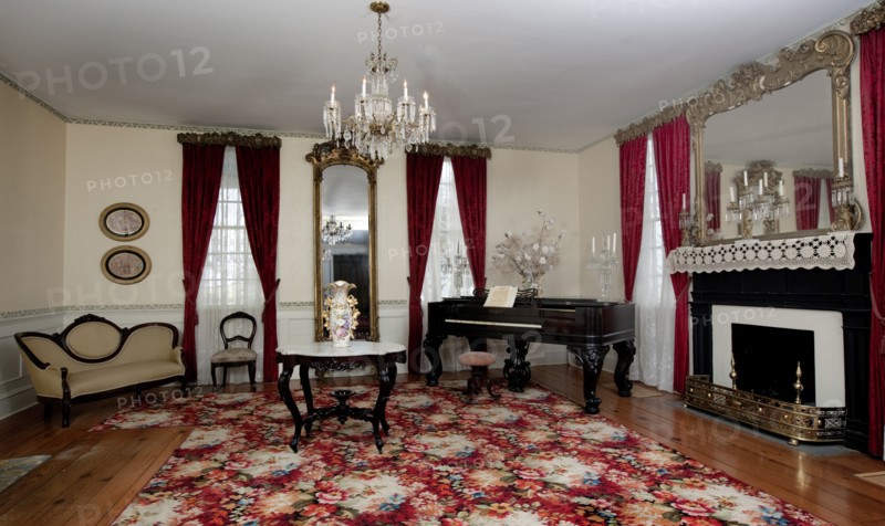 First parlor in the First White House of the Confederacy, Montgomery, Alabama