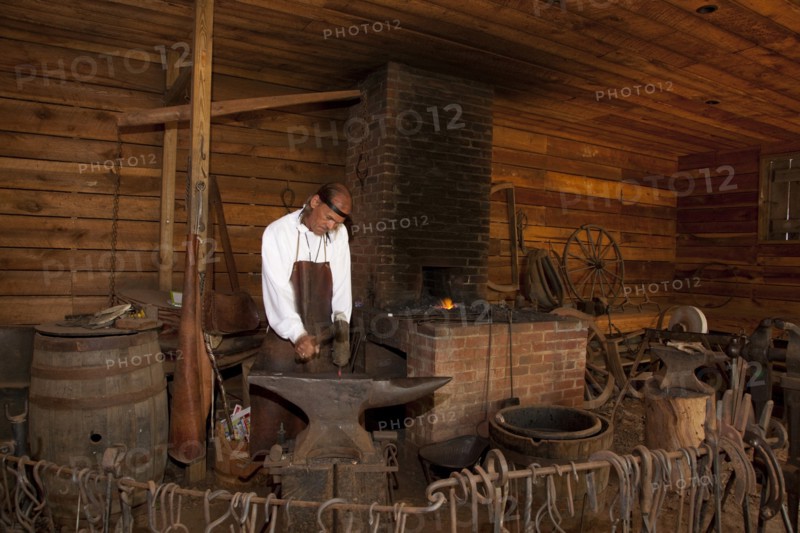 Constitution Village, Huntsville, Alabama; Blacksmith