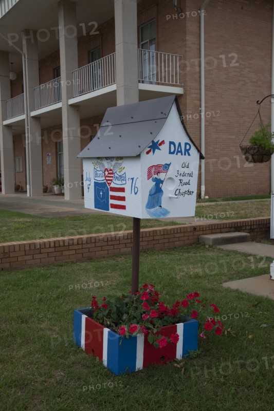 Bird houses art in Monroeville, Alabama
