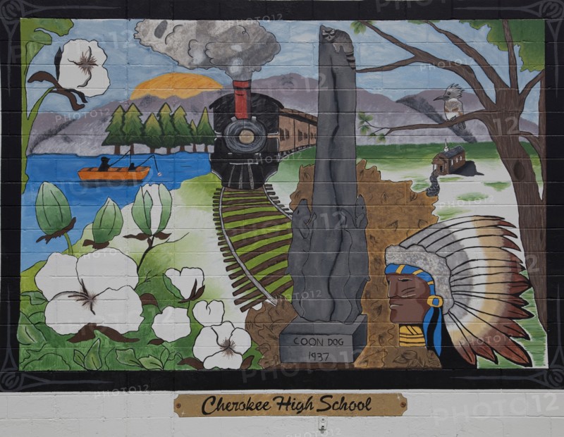 Mural at Cherokee High School