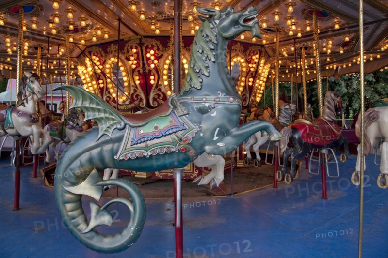 Carousel Dragon Horse