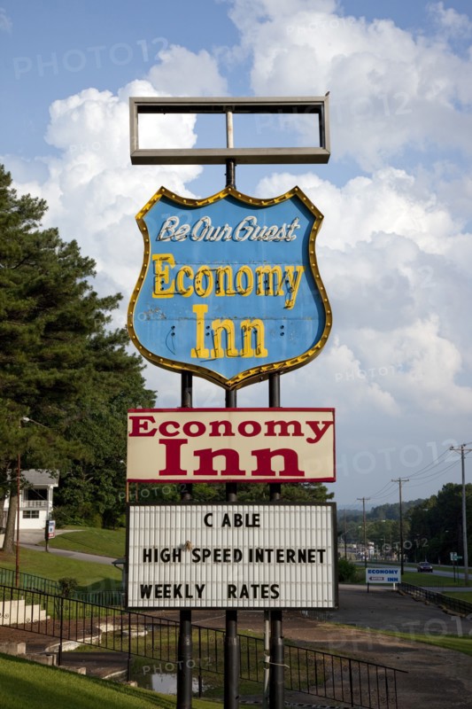Economy Inn historic sign