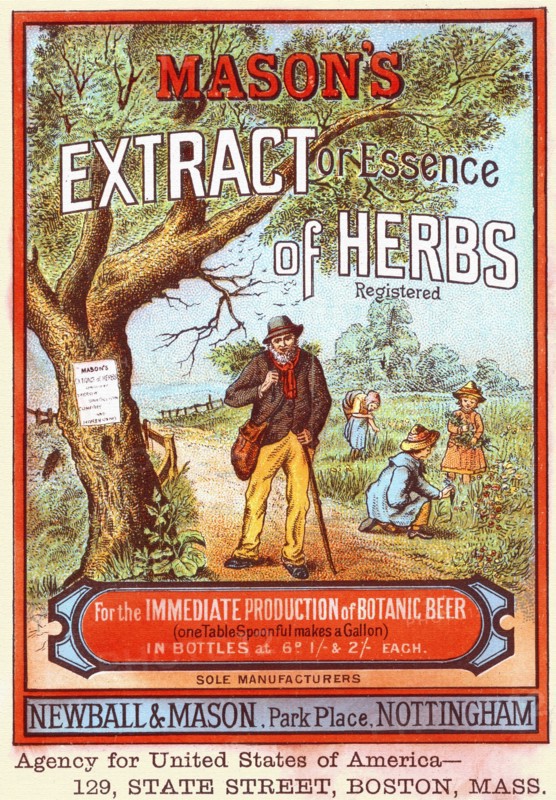 Mason's extract or essence of herbs