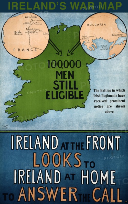 Irelands war map