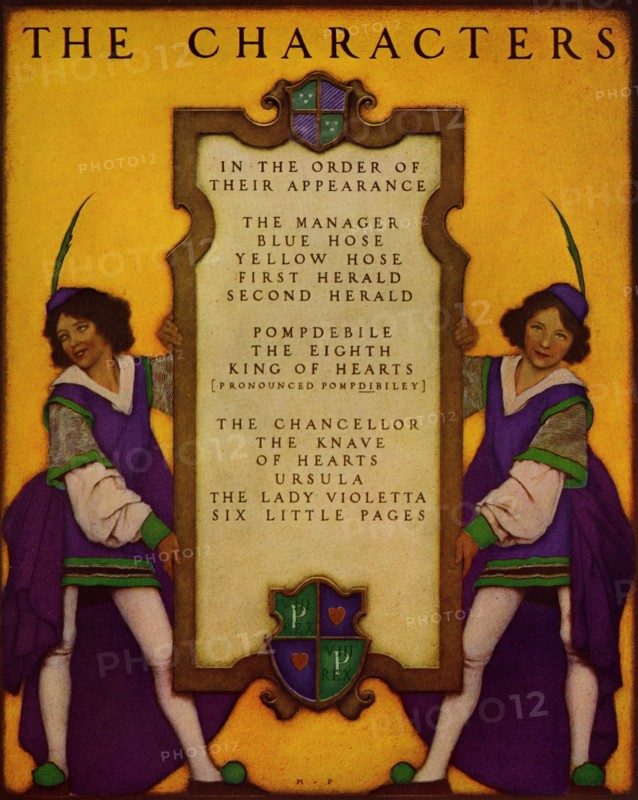 Knave of Hearts - Table of Characters
