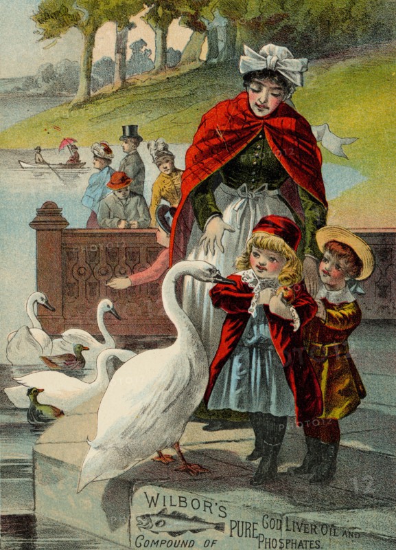 Advertising for Wilbor's compound of Cod Liver Oil & Phosphates