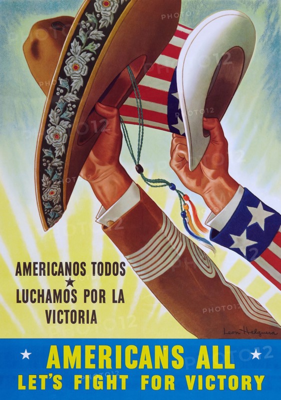 Americans all, let's fight for victory: Americanos todos, luchamos por la victoria