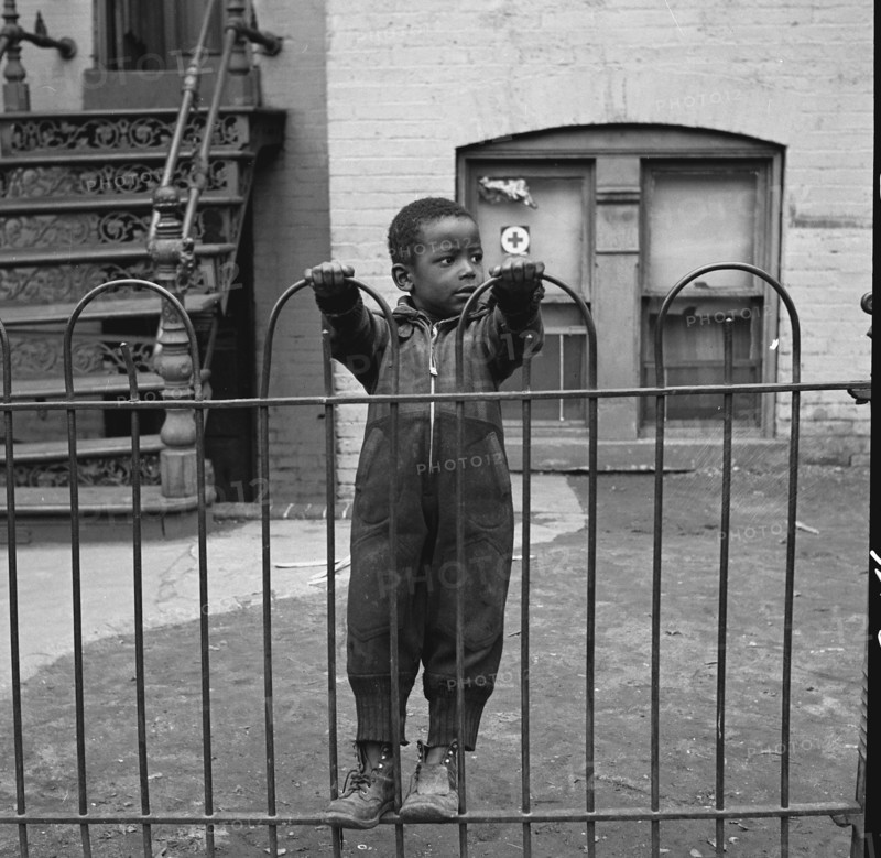 African American  boy in the King's Court section