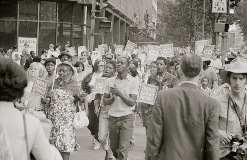 Poor People's March at Lafayette Park and on Connecticut Avenue
