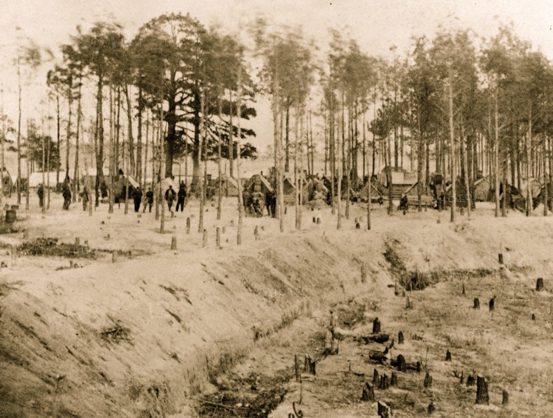 Camp of 27th U.S. Colored Infantry