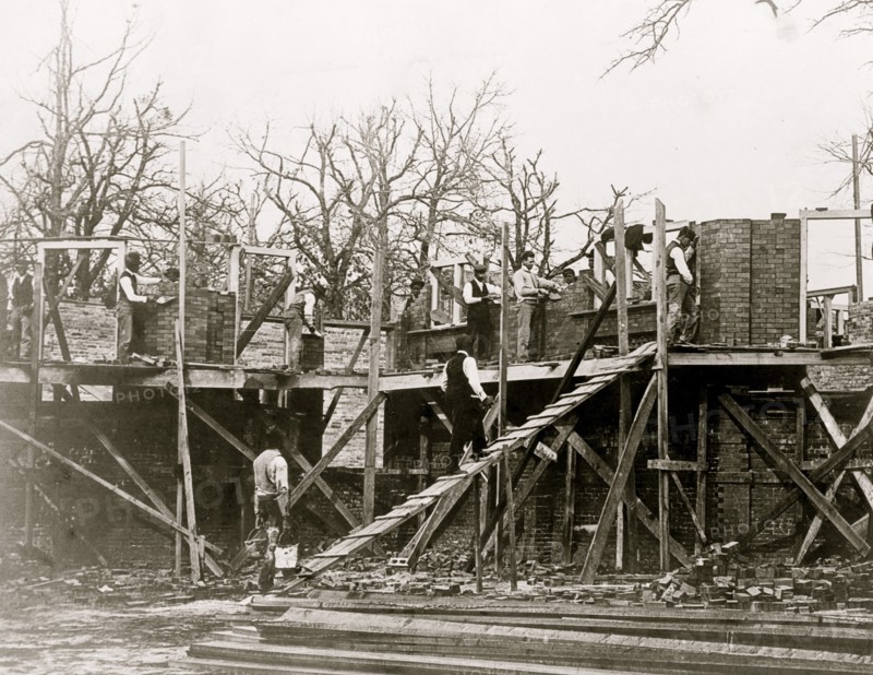 Bricklaying at Claflin University, Orangeburg, S.C