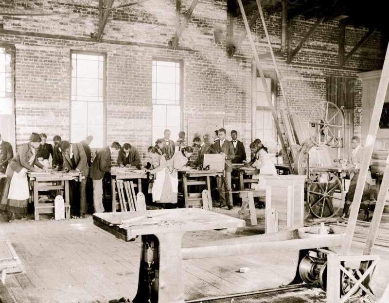 Manual training shop at Claflin University, Orangeburg, S.C.