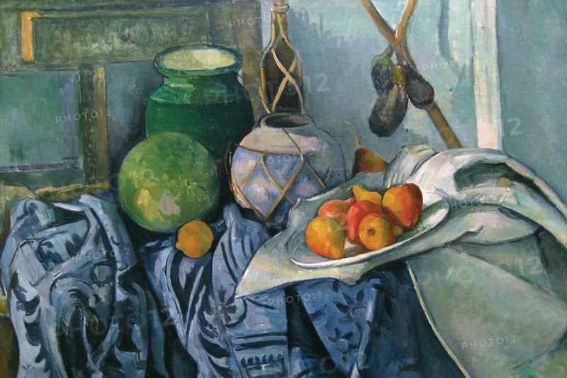 Still Life with Ginger Jar & Egg Plants