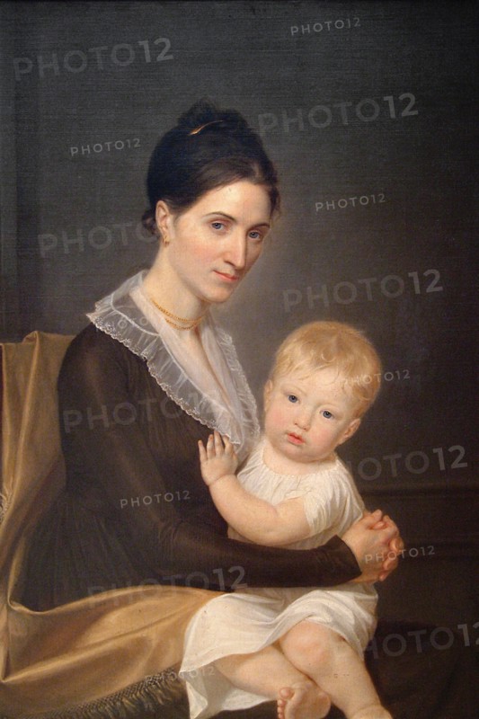 Mrs. Marinus Willett and Her Son Marinus, Jr.