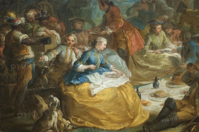 The Picnic after the Hunt (Detail)