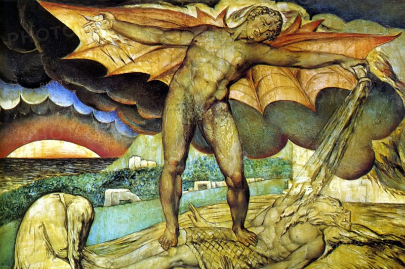 Satan Smiting Job with Sore Boils