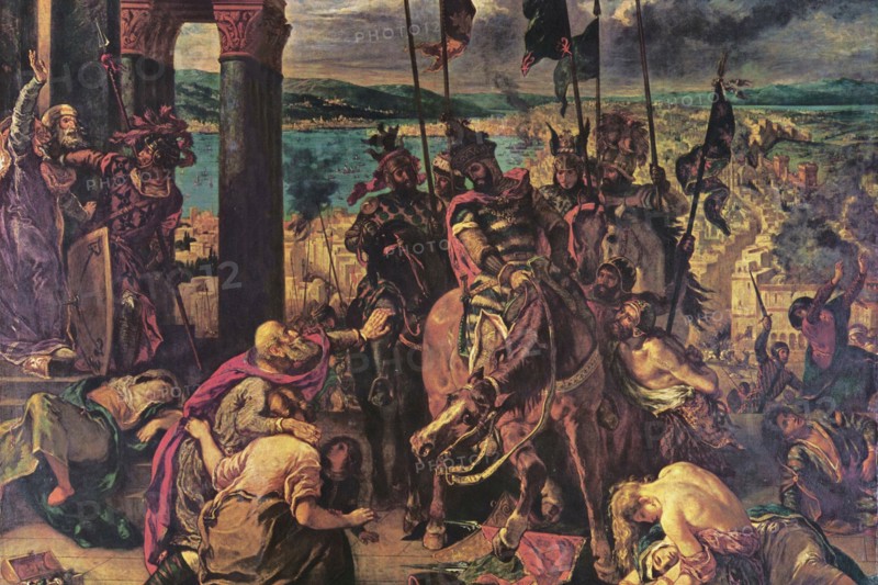 Crusaders Entering Constantinople