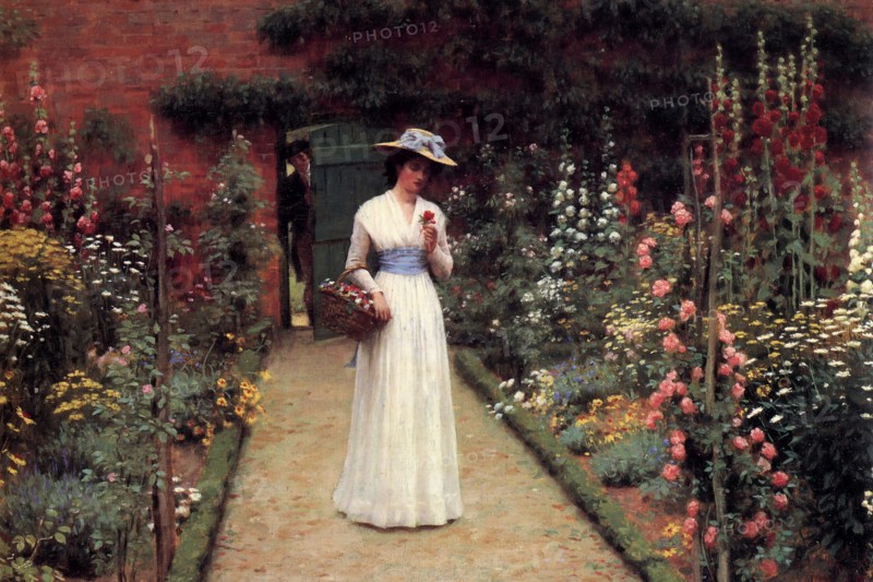 Lady in the Garden