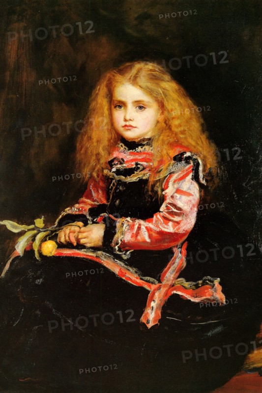 A Souvenir of Velasquez - A little girl with a Lemon Sprig