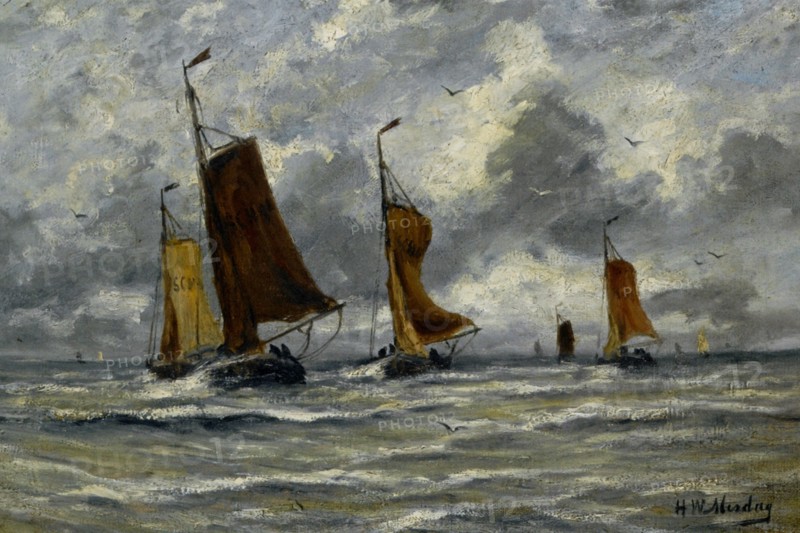 Ships at Full Sea