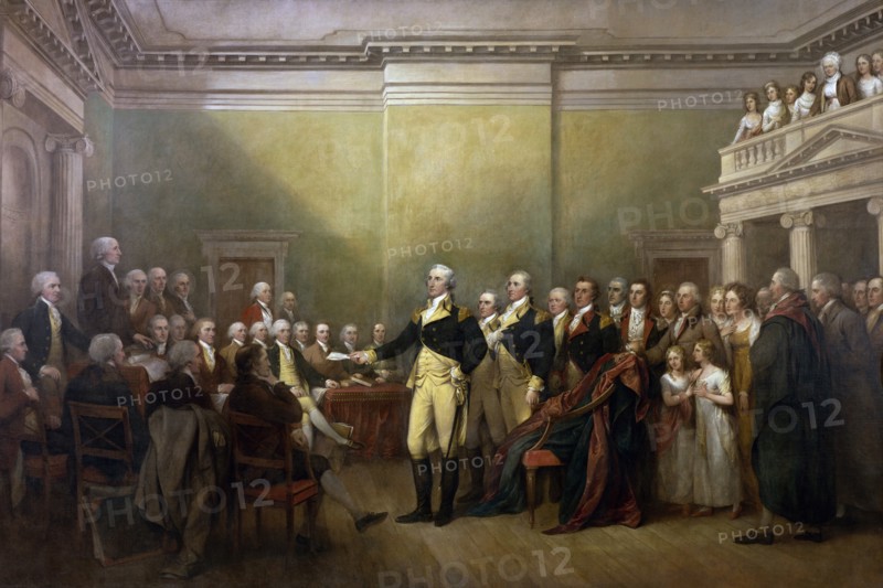 George Washington Resigning his Commission