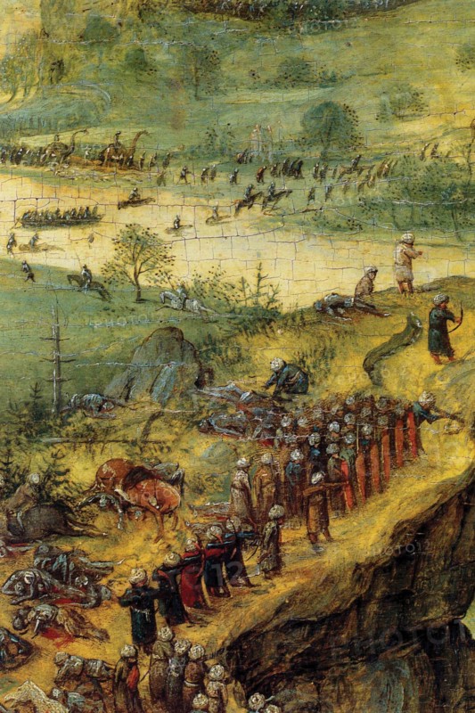 Procession of the Peasants to the Conversion of Saul - Detail -
