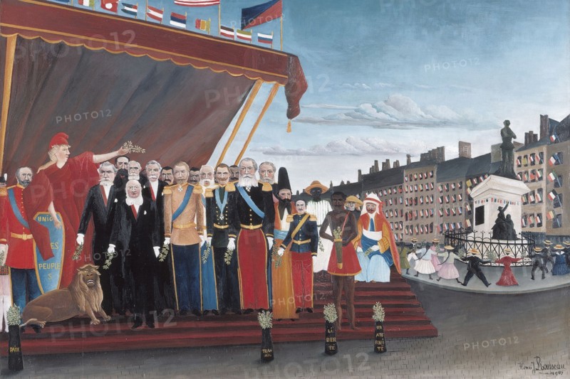 The Representatives of Foreign Powers Coming to Greet the Republic as a Sign of Peace