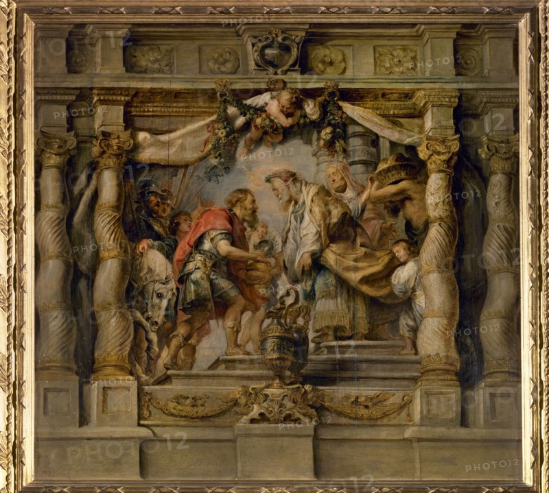 The Meeting of Abraham and Mechizedek.