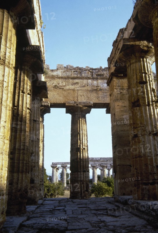 Magna Graecia. Temple of Hera II Paestum.