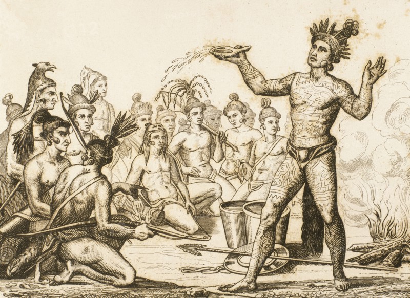 American Indian warriors.