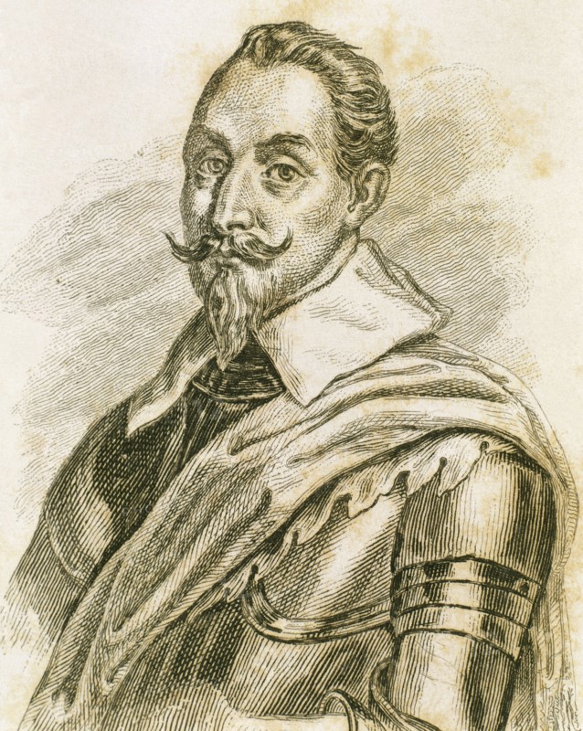 Gustav II Adolf (1594-1632). King of Sweden. Portrait. Engraving.
