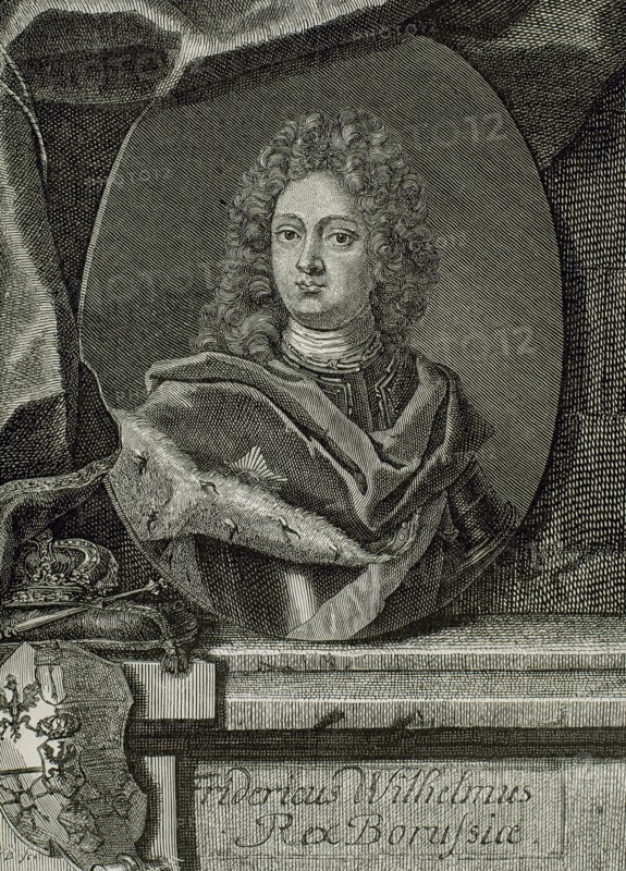 Frederick William I of Prussia(1688-1740). King in Prussia and Elector of Brandenburg. Portrait.